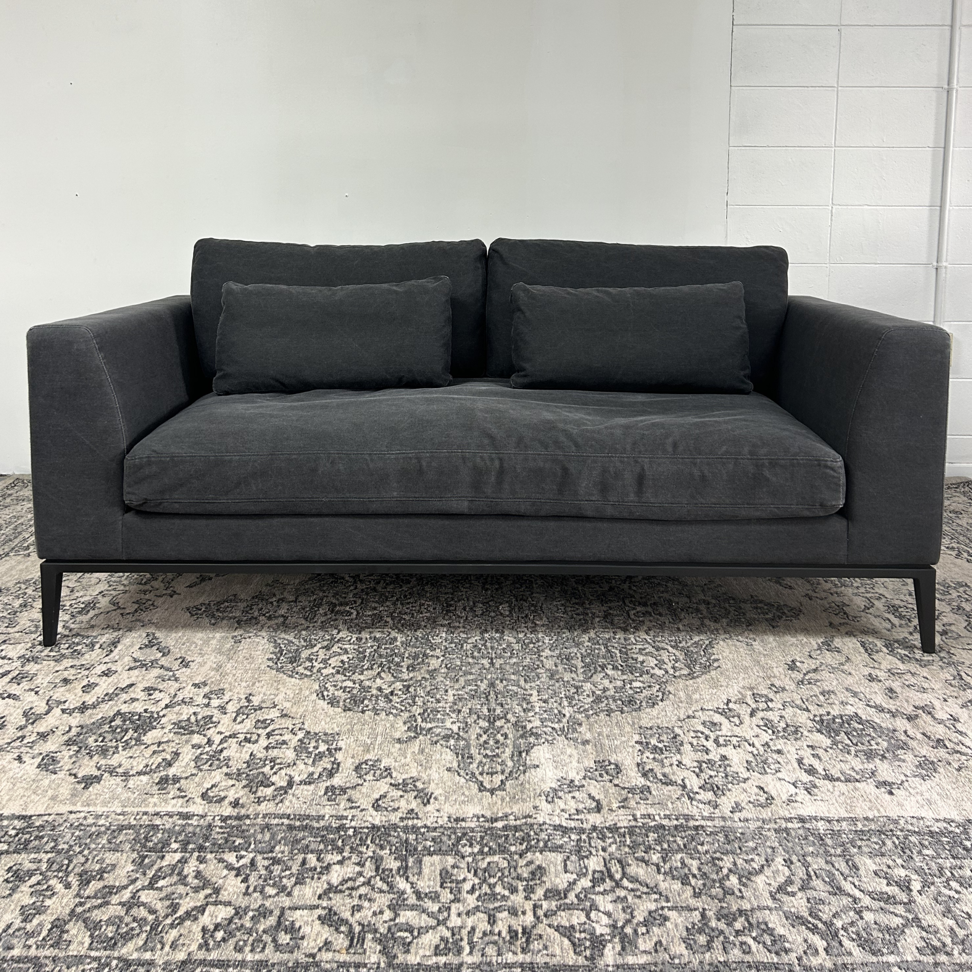 Tyson 2.5 Seater Sofa | Relaxed Black