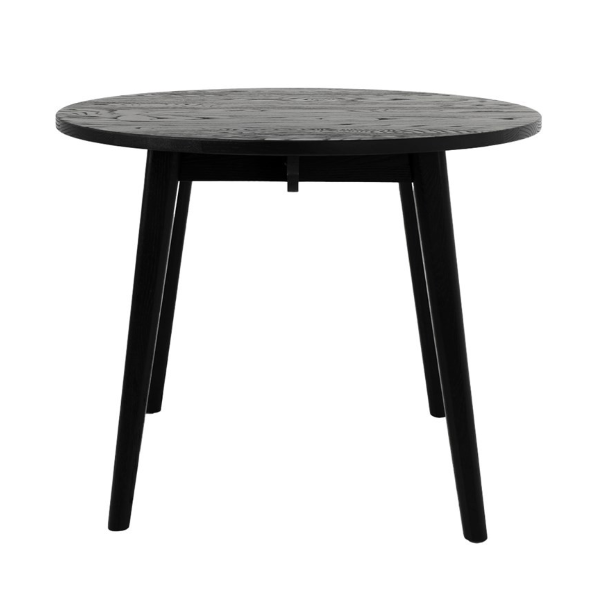Vaasa 100 Round Dining Table | Black Oak