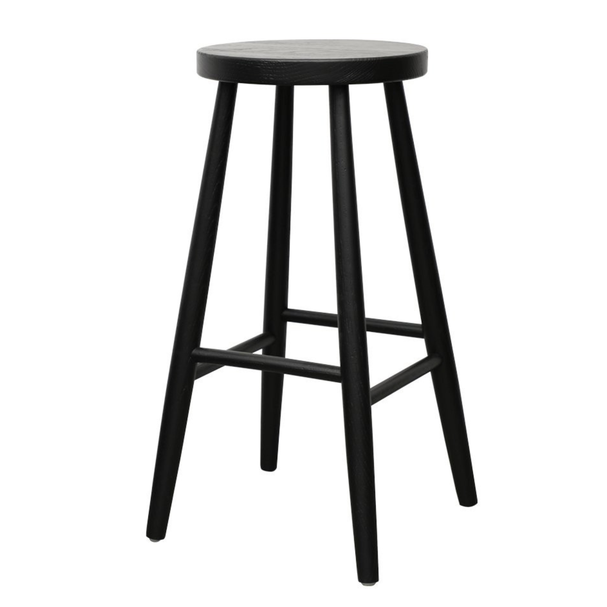 VAASA OAK BAR STOOL | NATURAL OR BLACK