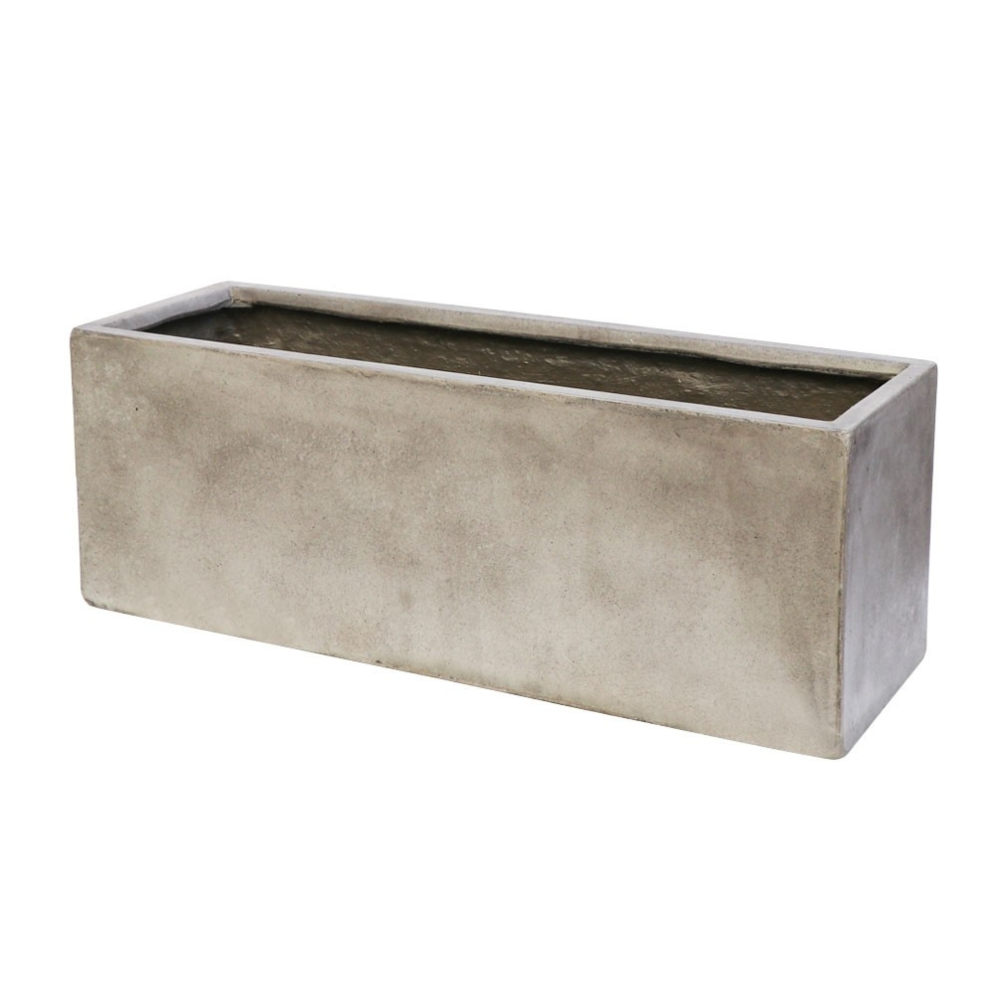 WAIHOU RECTANGLE PLANTER | 3 SIZES | BLACK, WHITE or WEATHERED CEMENT