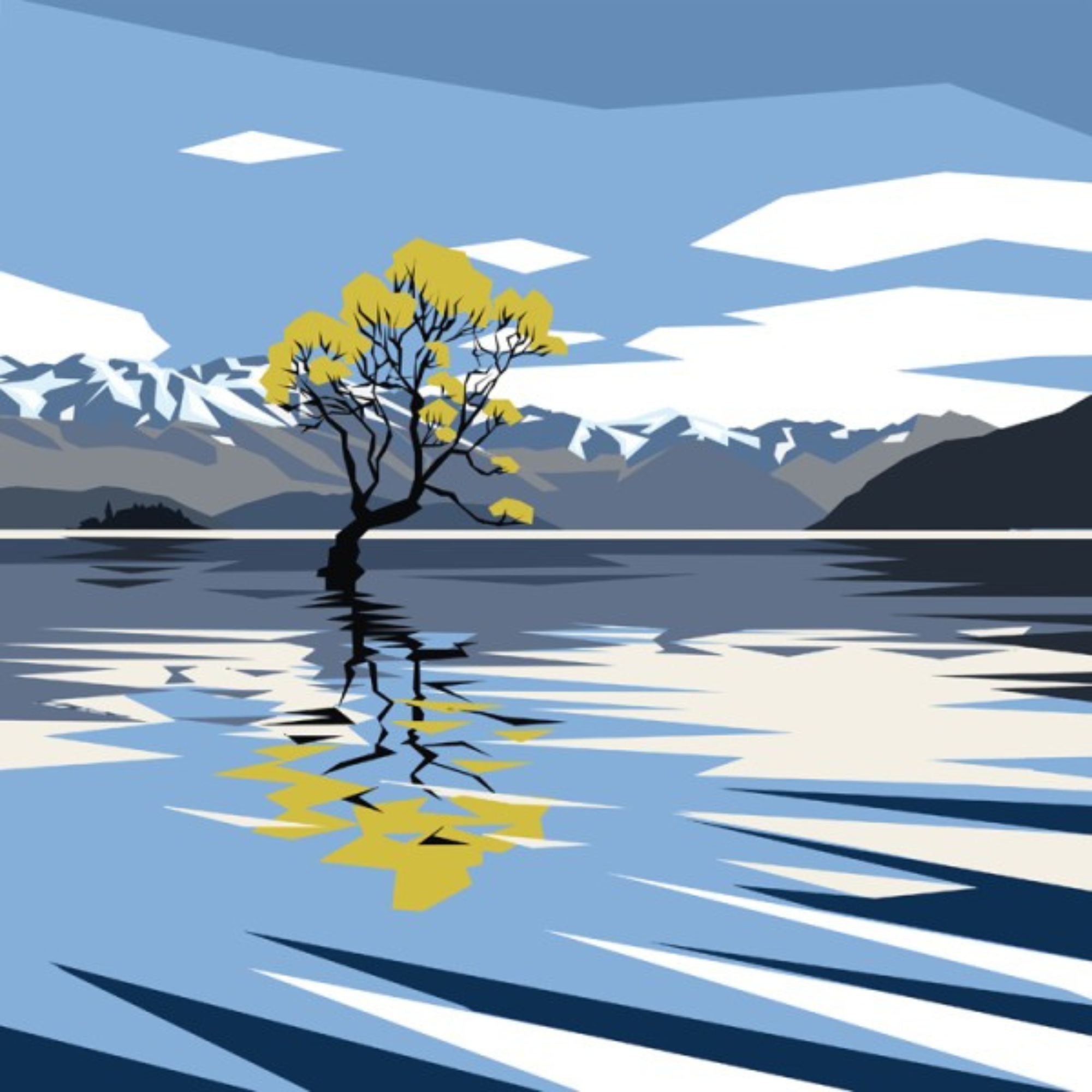 WANAKA WILLOW | CANVAS STRETCHED READY TO HANG | IRA MITCHELL  | NZ MADE