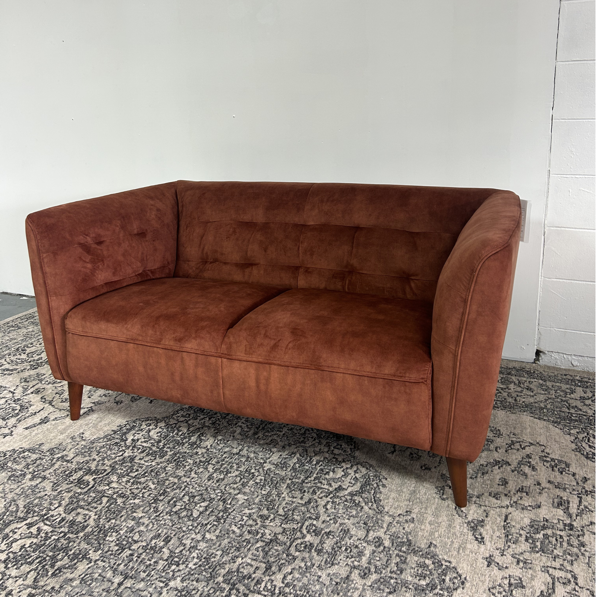 Wesley 2 Seater Sofa | Burnt Orange