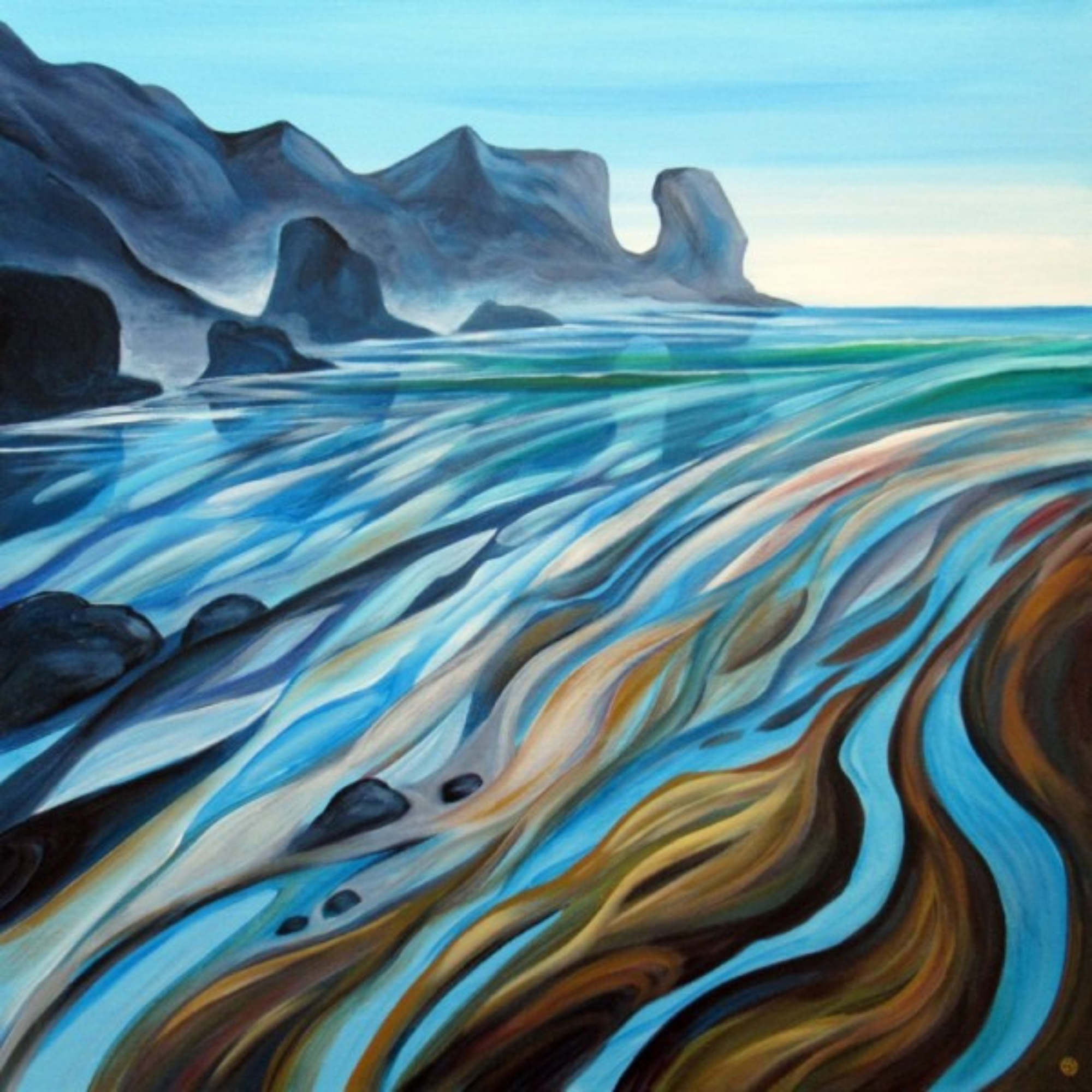 WEST COAST | CANVAS READY TO HANG | IRINA VELMAN | NZ MADE