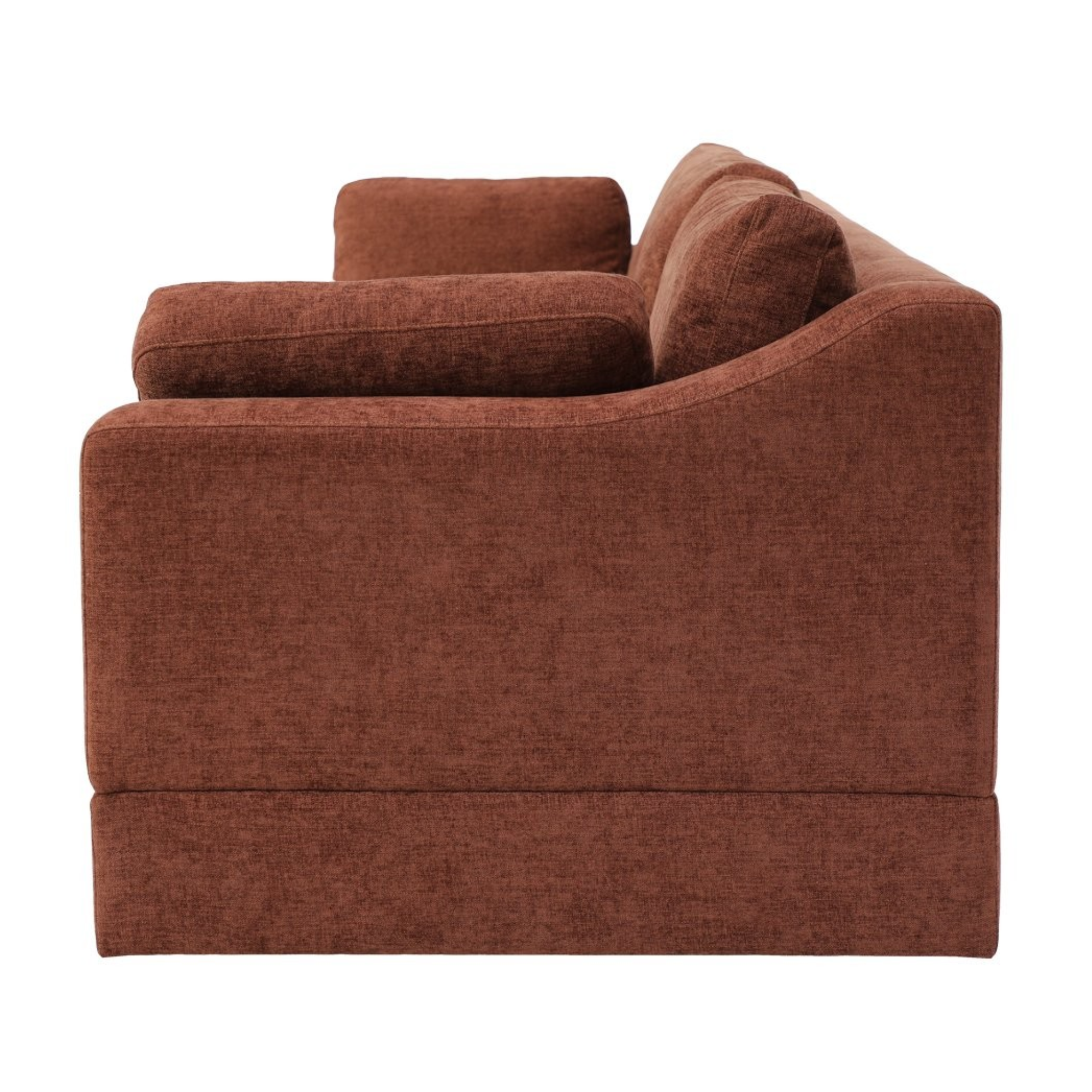 Western 3 Seater Sofa | Rust