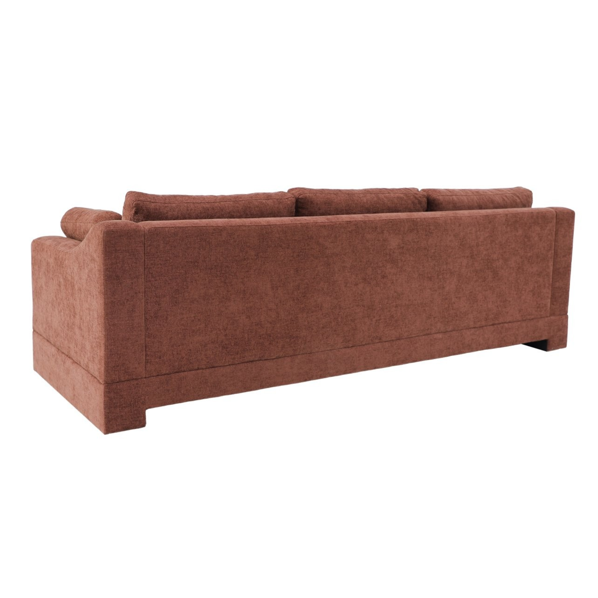 Western 3 Seater Sofa | Rust