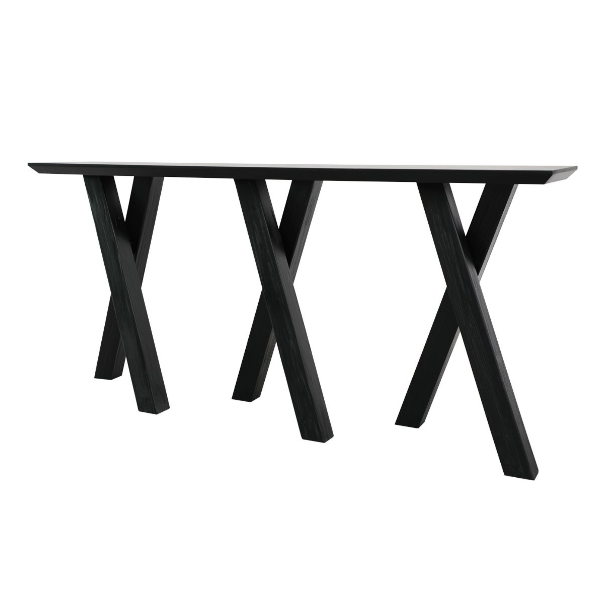 WHEELER CONSOLE TABLE | MATT BLACK