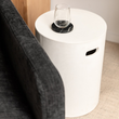 Concrete Pipe Side Table - Stool - White | Best Furniture Shop