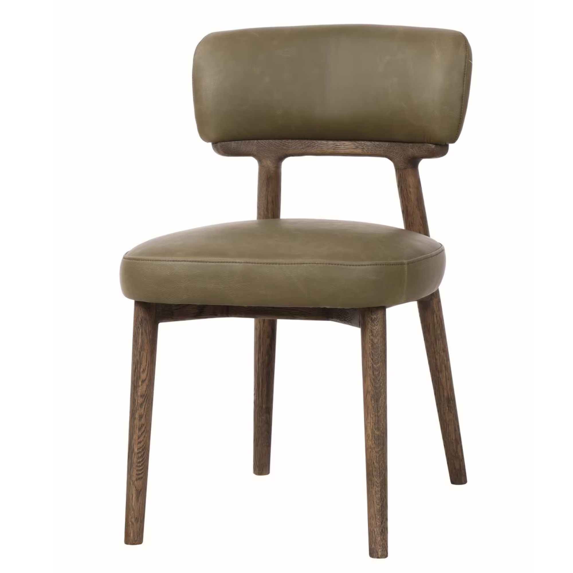 Willow Dining Chair | Olive Leather