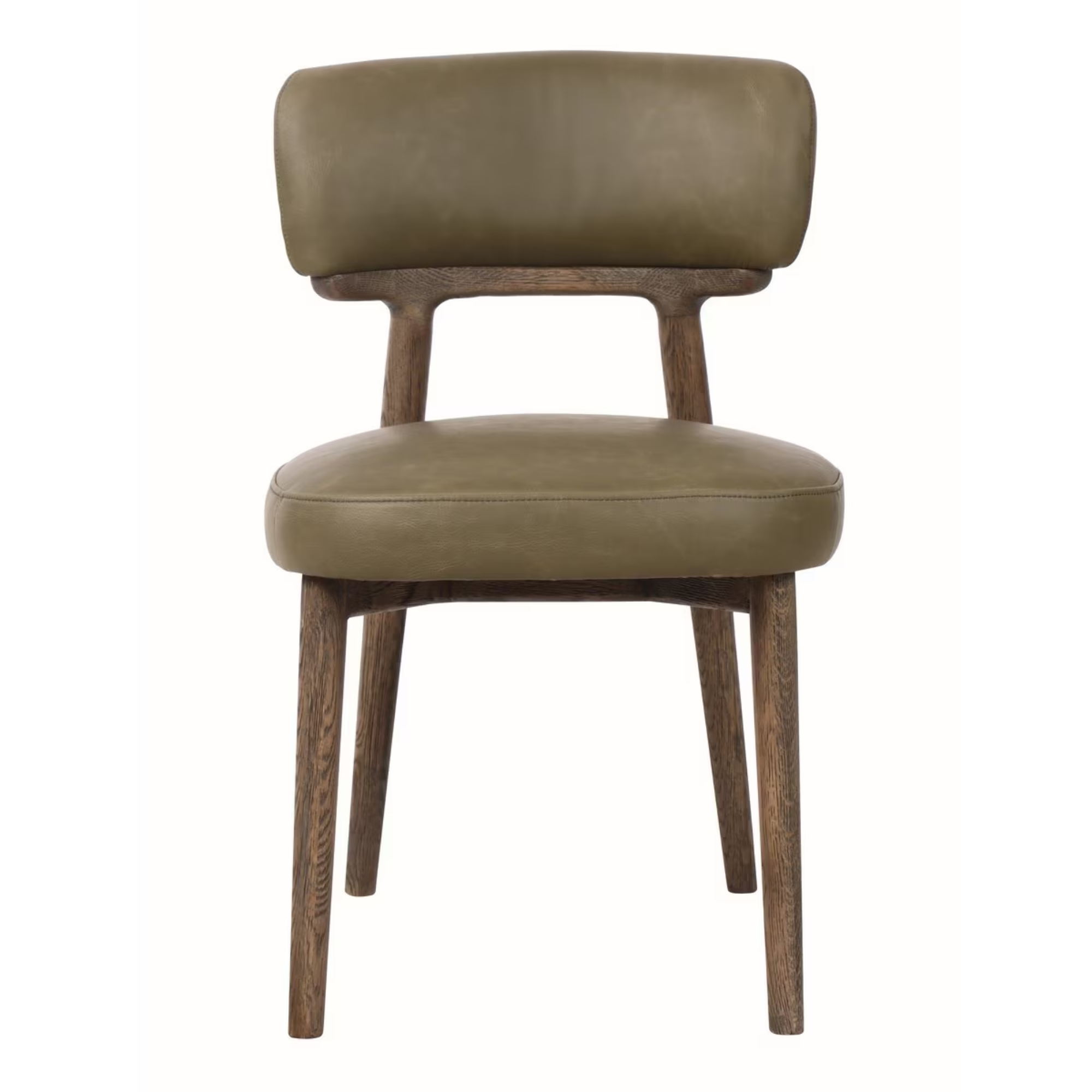 Willow Dining Chair | Olive Leather
