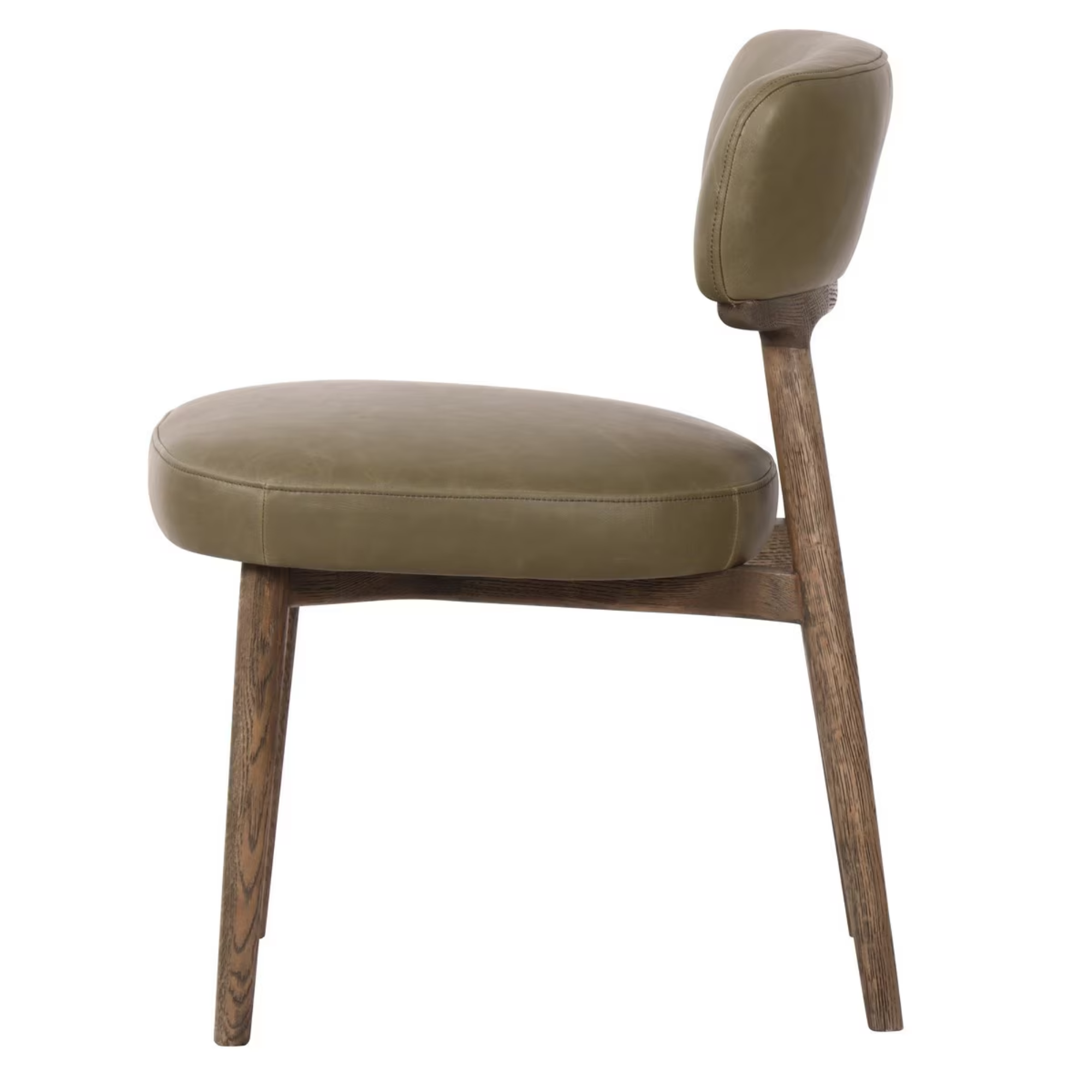 Willow Dining Chair | Olive Leather