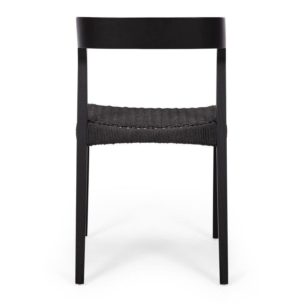 STANLEY CHAIR | BLACK OR NATURAL ASH & ROPE