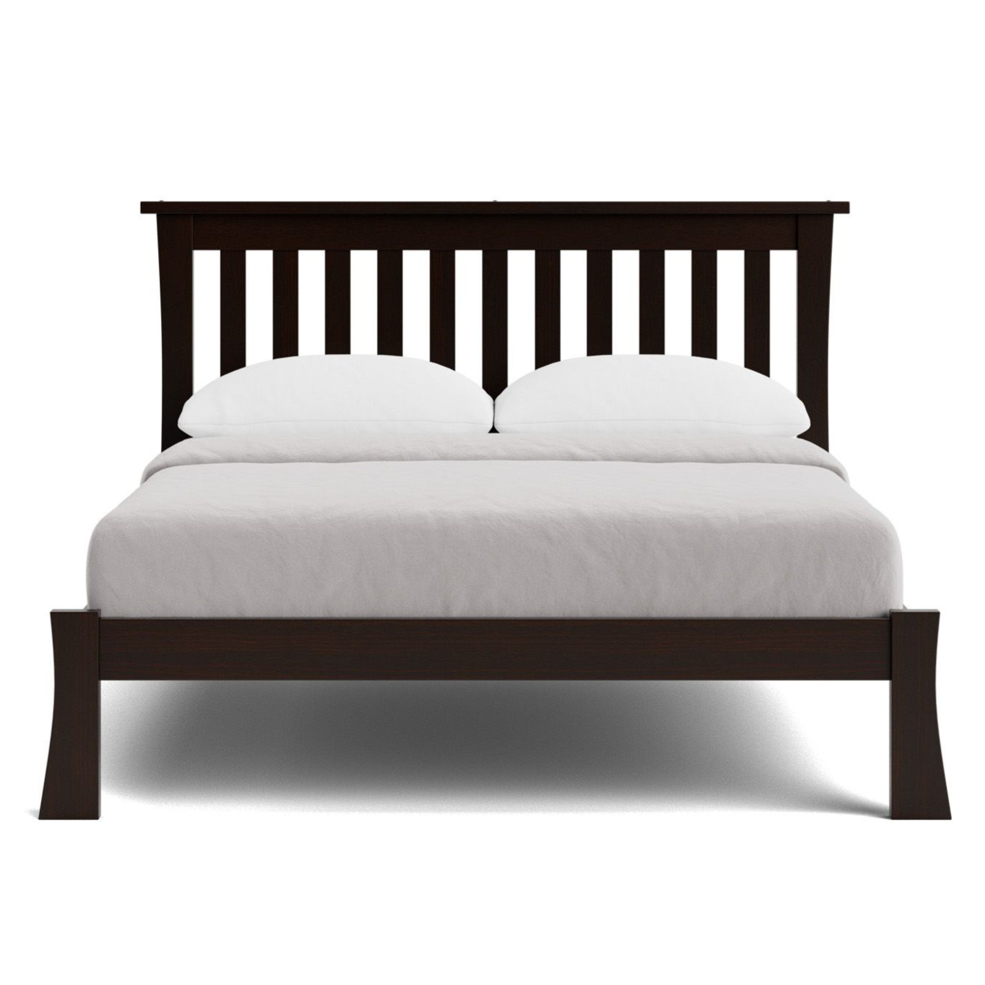 AMBROSE SLAT BED WITH LOW FOOT | ALL SIZES | NZ MADE BEDROOM FURNITURE
