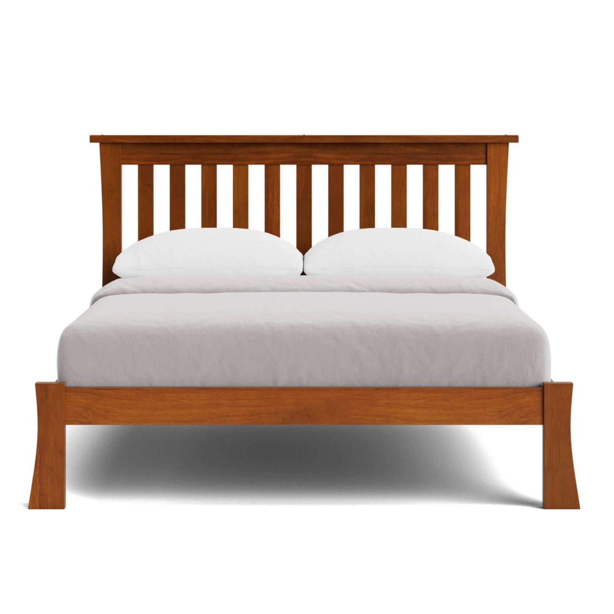 AMBROSE SLAT BED WITH LOW FOOT | ALL SIZES | NZ MADE BEDROOM FURNITURE
