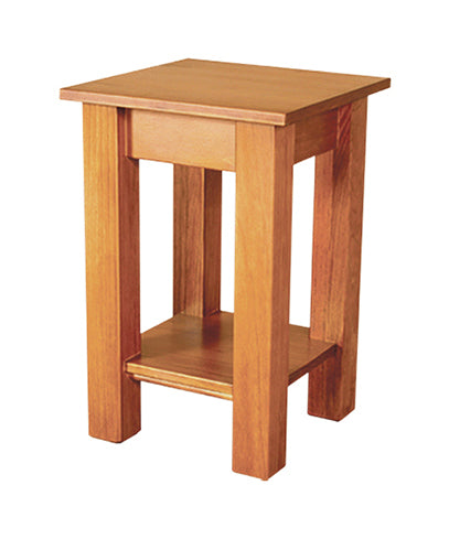 Oak tall on sale lamp table