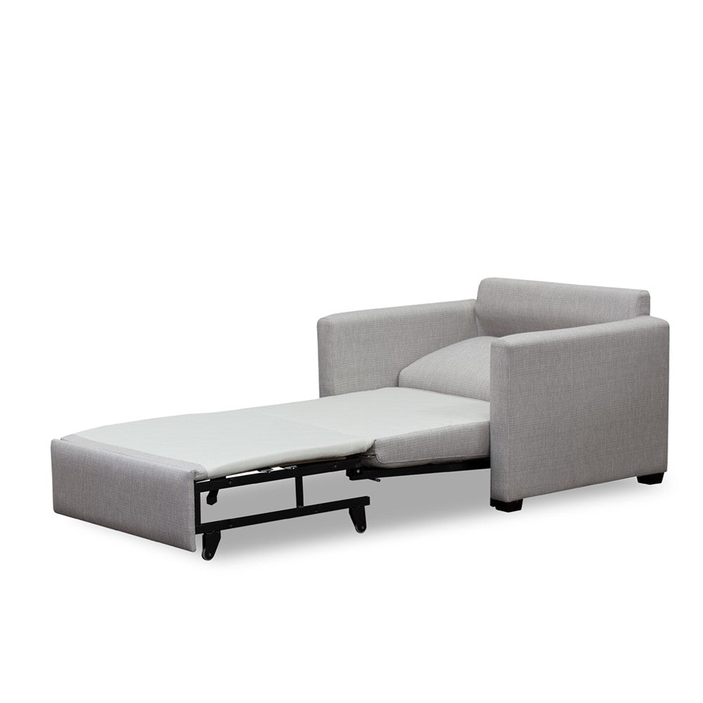 SOLO SINGLE SOFA BED | STORM OR NATURAL