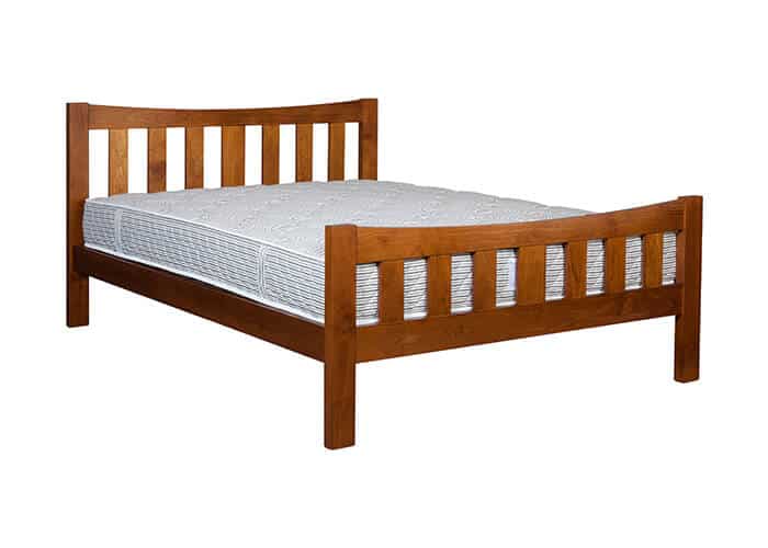 DELTA HIGH FOOT SLATTED BED | SINGLE TO SUPER KING | NZ MADE