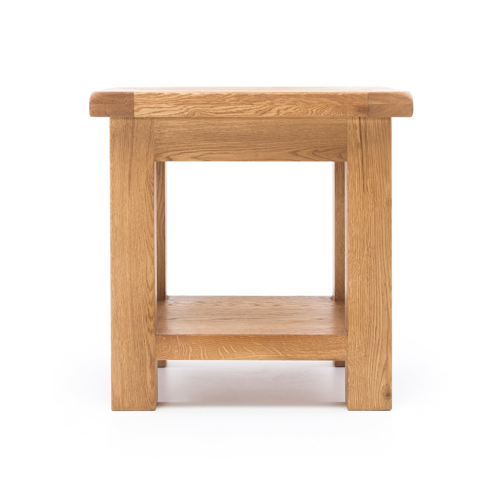 SALISBURY OAK LAMP TABLE