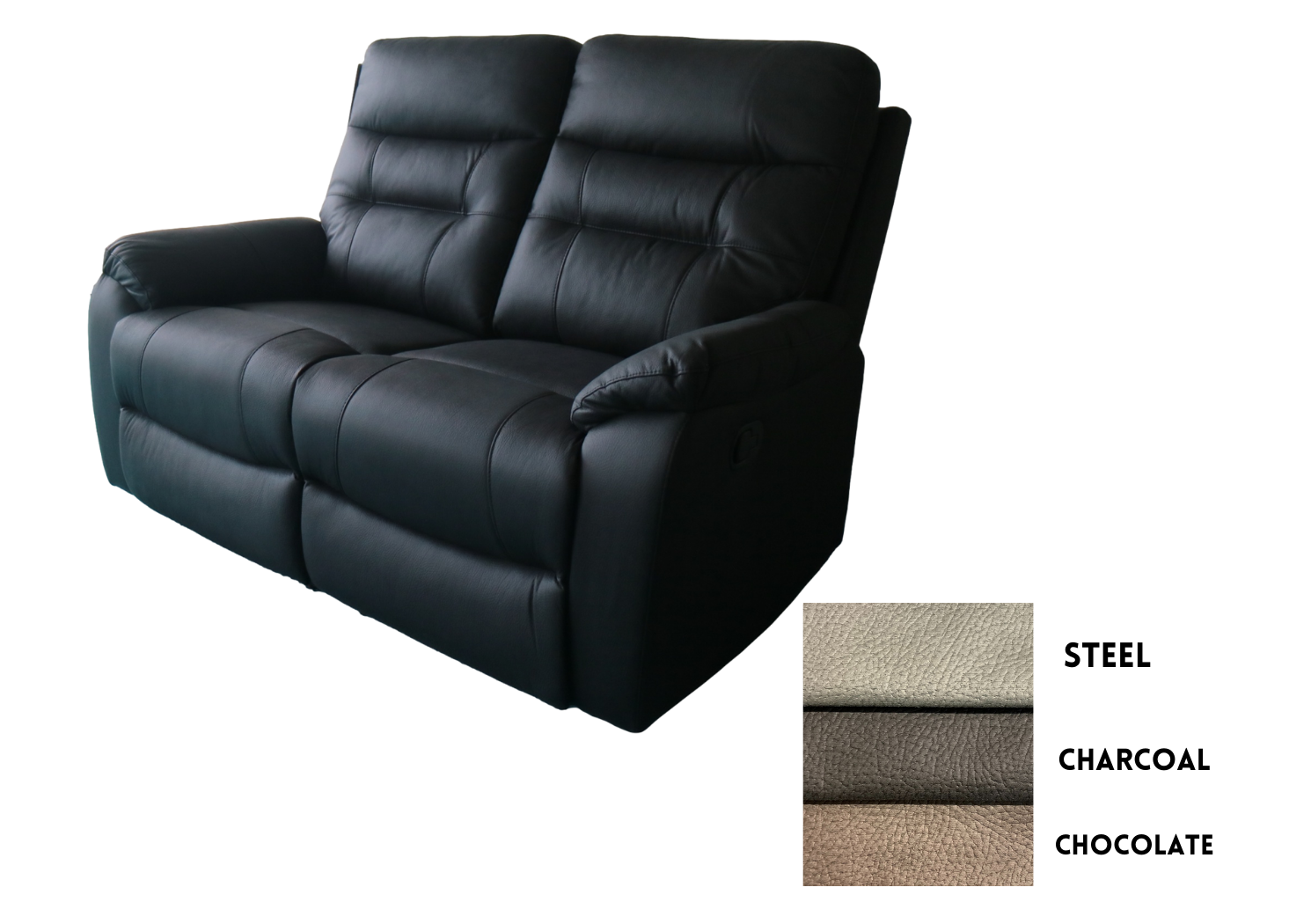 JACKSON RECLINING LOUNGE SUITE | EACH PIECE SOLD SEPARATELY | 3 COLOURS