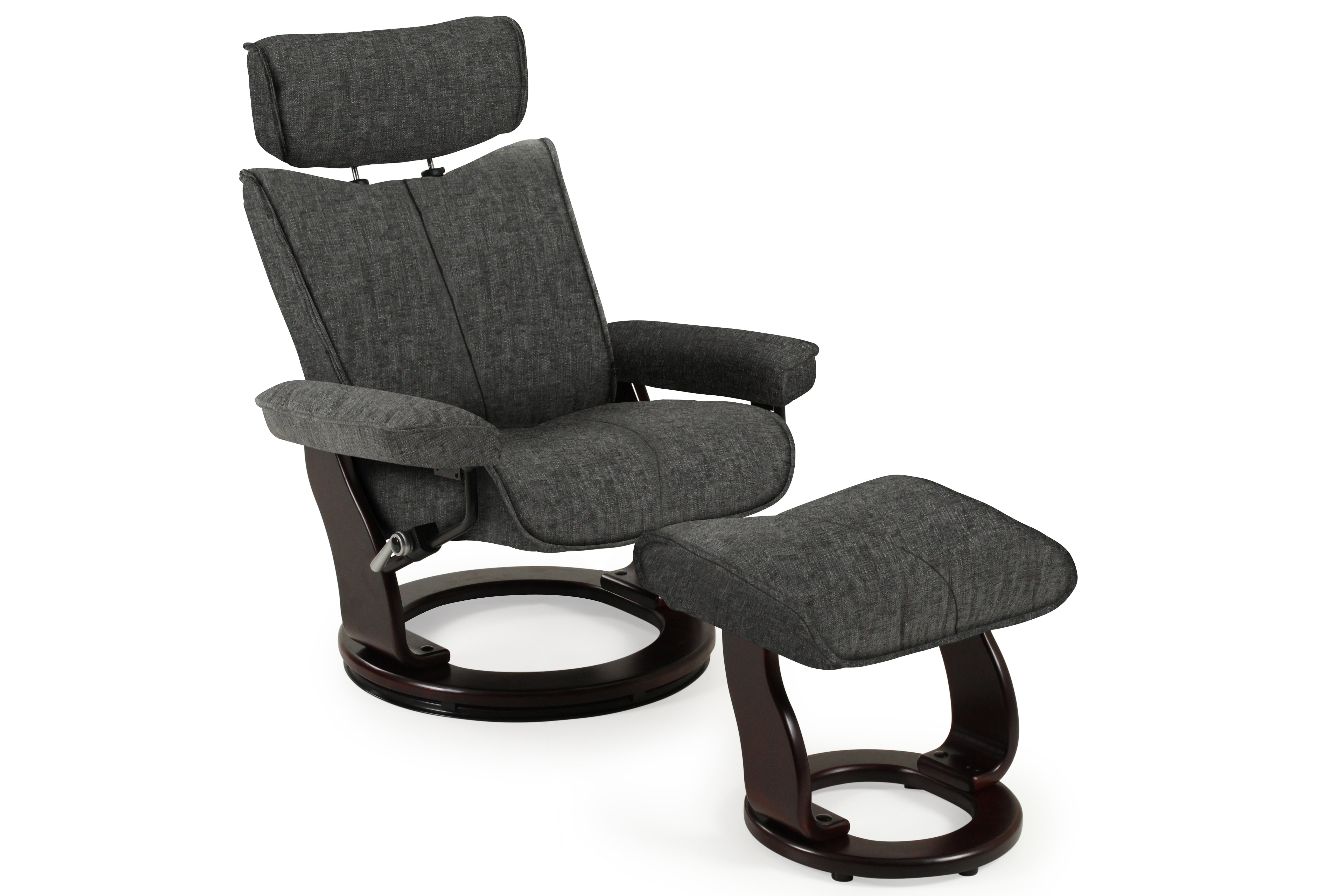 THOMAS RECLINER AND FOOTSTOOL - 3 COLOURS