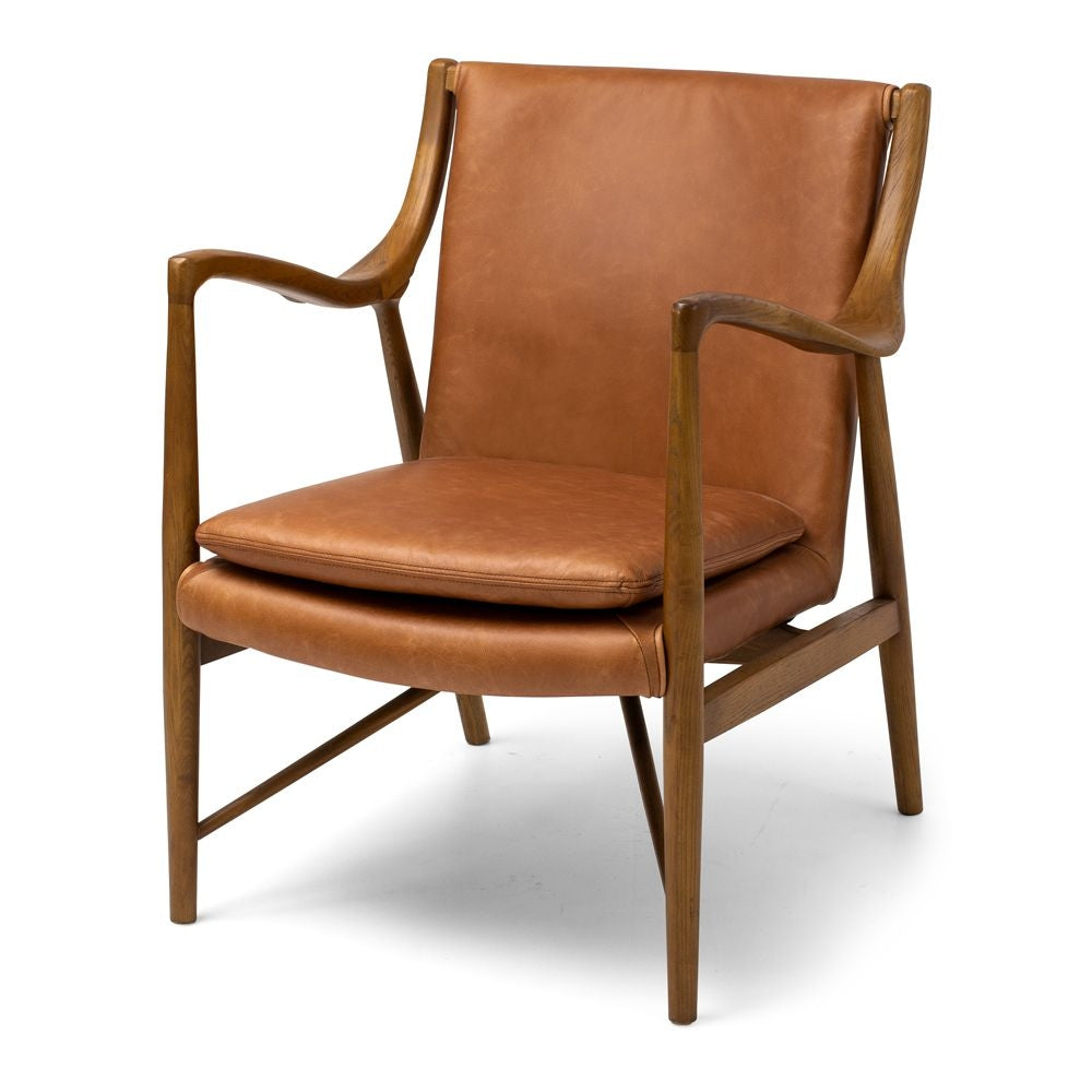 OLIVER LEATHER ARMCHAIR | 2 COLOURS