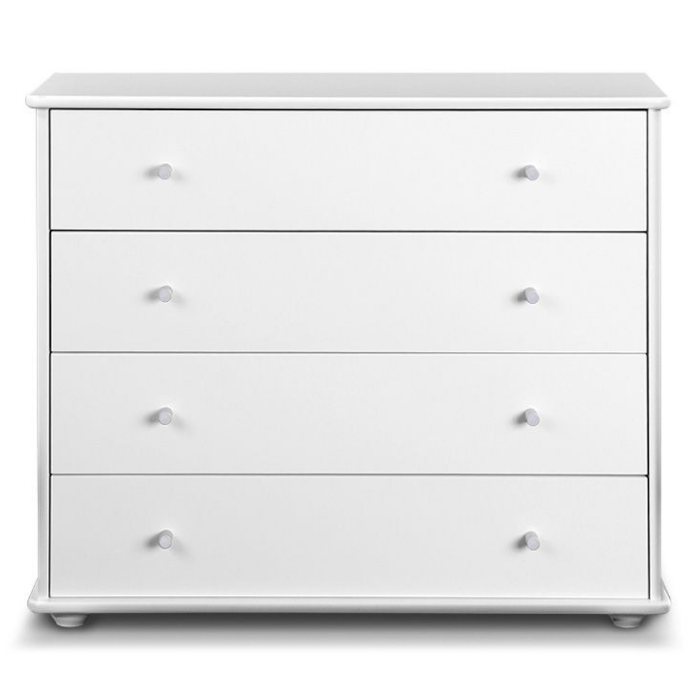 CARNIVAL 4 DRAWER TALLBOY - 6 COLOURS AVAILABLE.