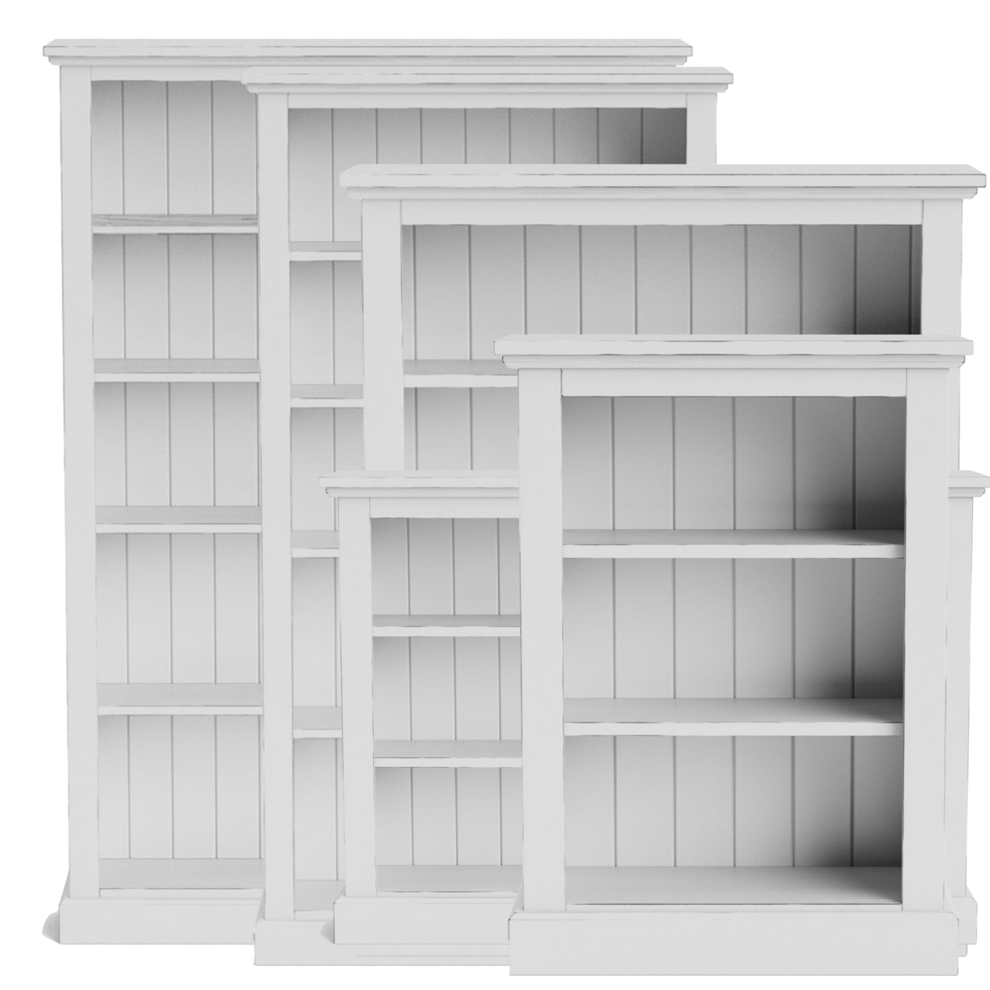 GAVARDO SOLID TIMBER BOOKCASES - DIFFERENT SIZES AVAILABLE | NZ MADE