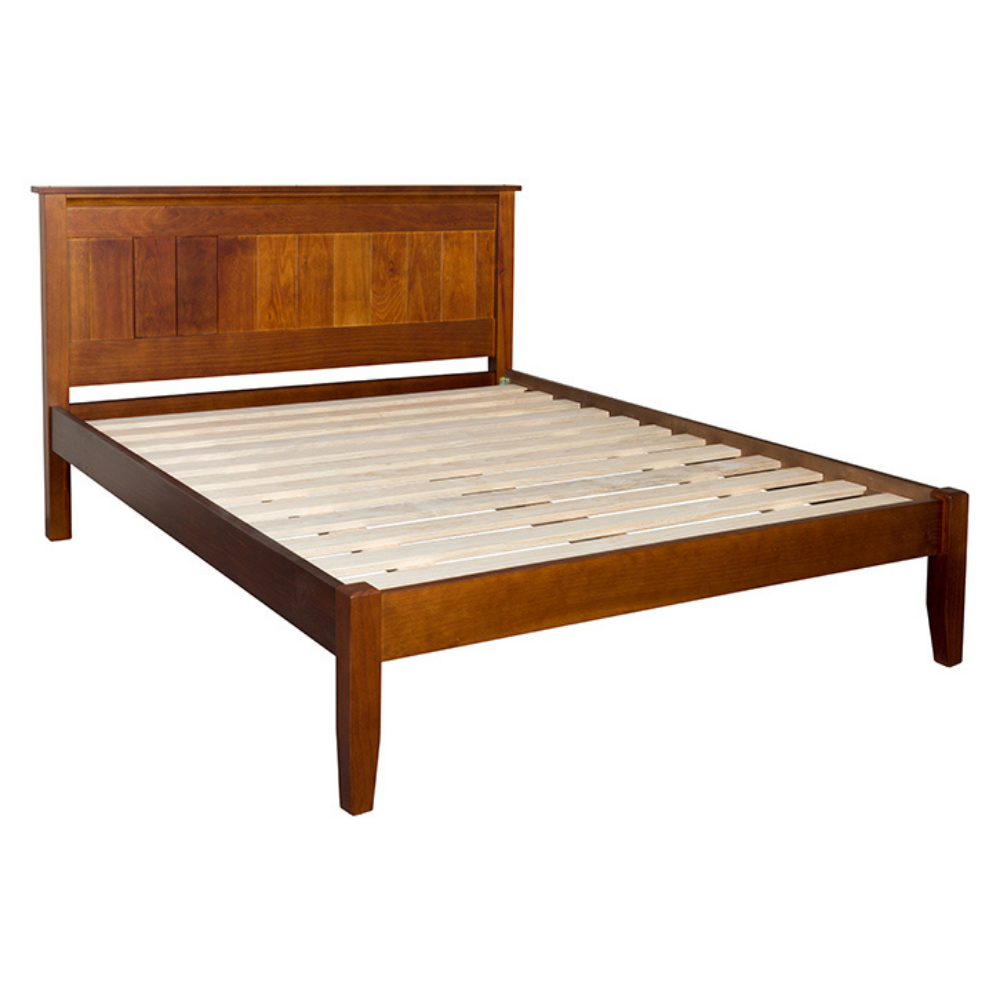 HILTON LOW FOOT SLAT BED | ALL SIZES | NZ MADE