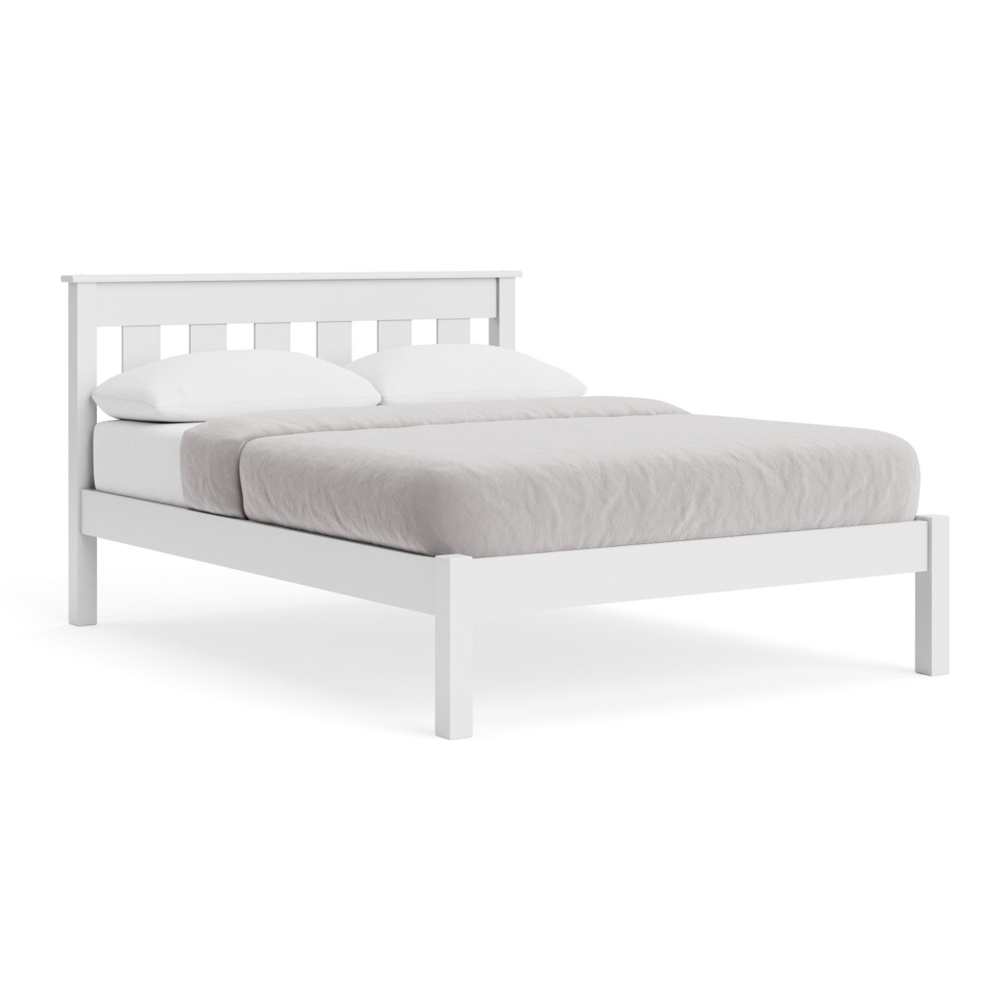 NORTHVILLE SLAT BED WITH LOW FOOT | SLATTED OR PANELLED | NZ MADE