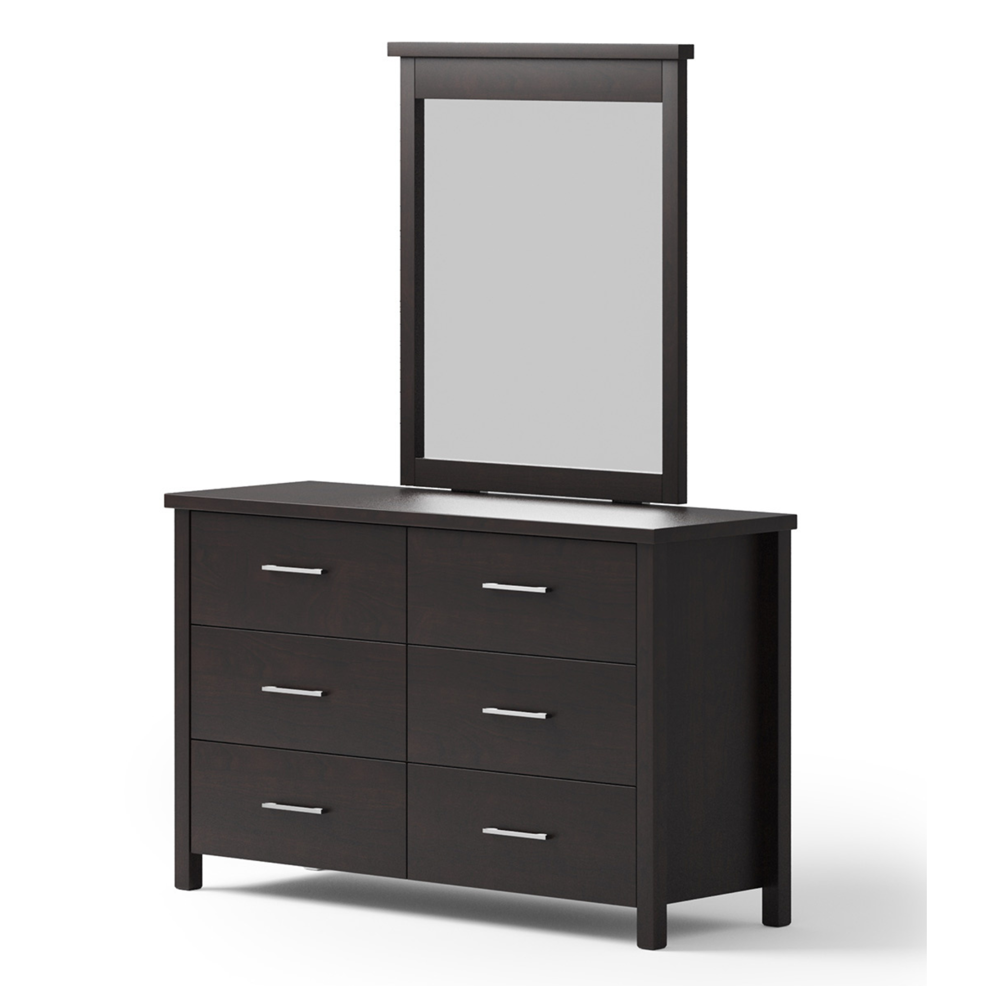 PORTLAND 6 DRAWER DUCHESS WITH MIRROR | NZ MADE BEDROOM FURNITURE