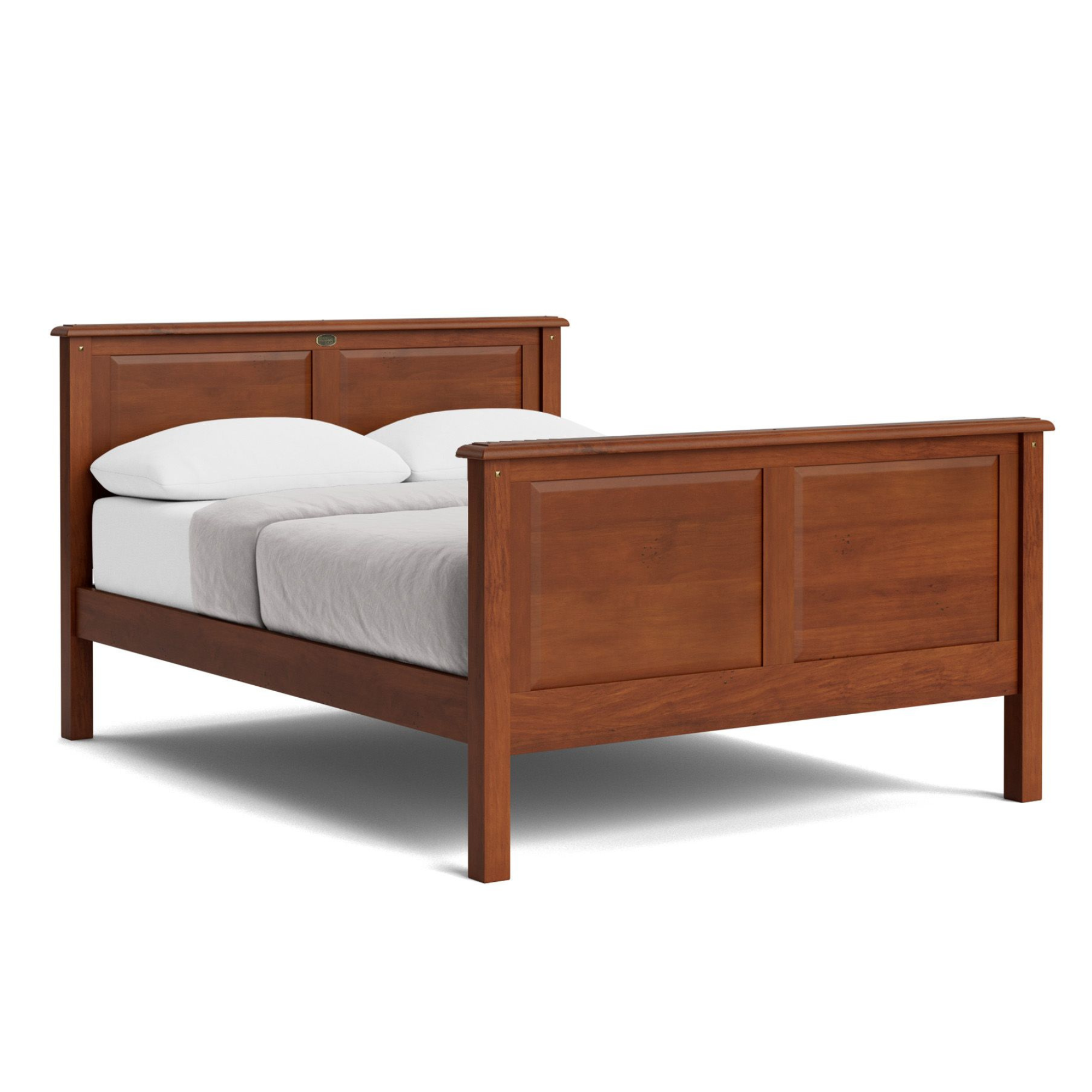 VILLAGER SLAT BED WITH HIGH FOOT ALL SIZES NZ MADE Best Furniture