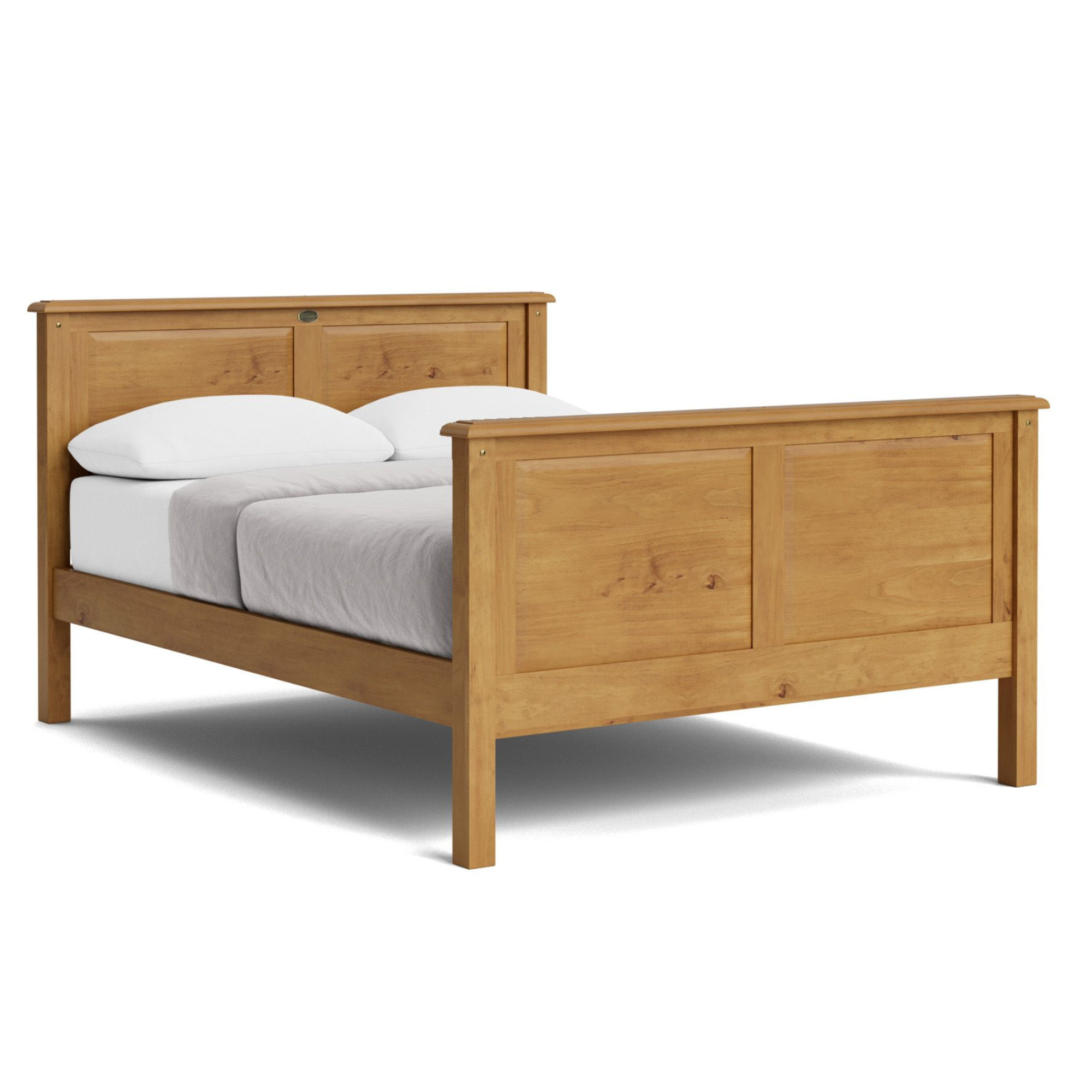 VILLAGER SLAT BED WITH HIGH FOOT | ALL SIZES | NZ MADE